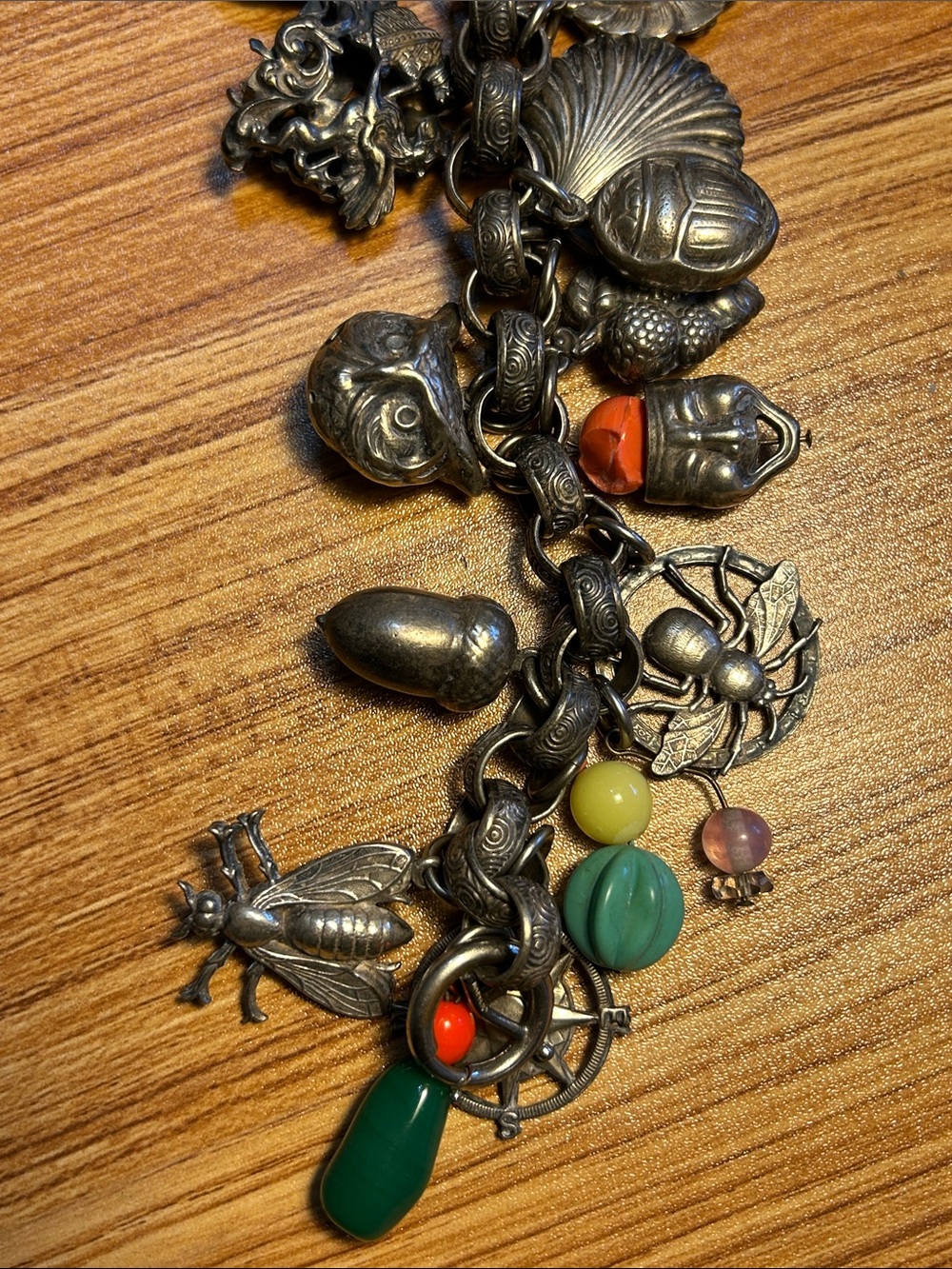 Napier Asian silver tone book bracelet - Picture 4 of 5